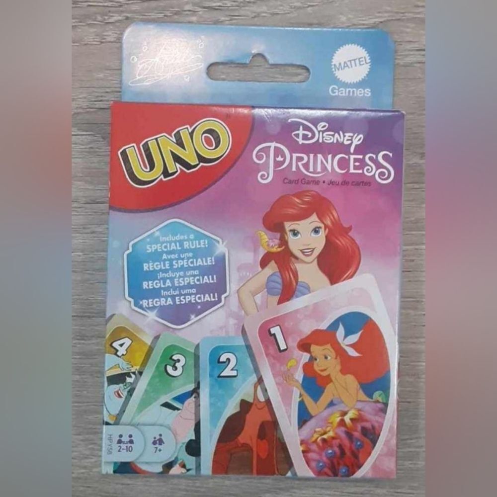 New Disney Princess Uno Card Game